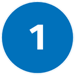 1 - Blue with Border 1 - Blue with Border