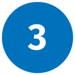 3 - Blue with Border 3 - Blue with Border