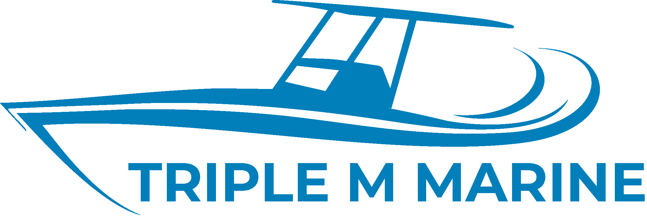 Triple M Marine All Blue Secondary Logo